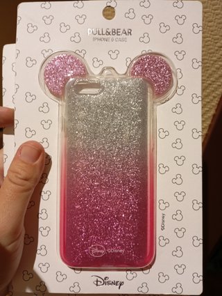 Funda iPhone 6 Disney Minnie Glitter Pull&Bear