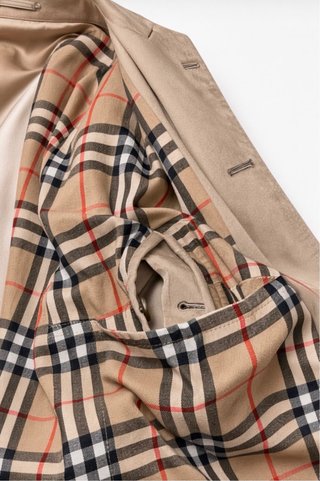 Trench Burberrys vintage beige check