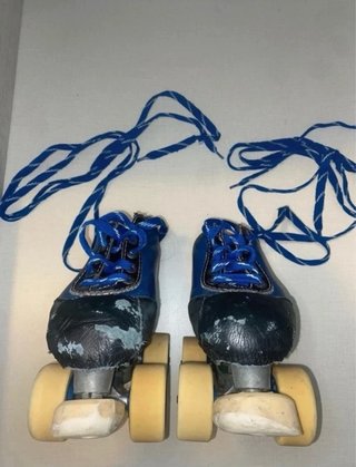 Patines de hockey azules