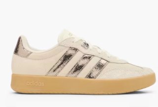 Zapatillas Adidas Beige y Plateadas Talla 37.5