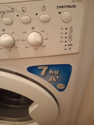 Lavadora Indesit 7kg A+