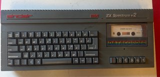 Sinclair ZX Spectrum +2 128K Ordenador Gris
