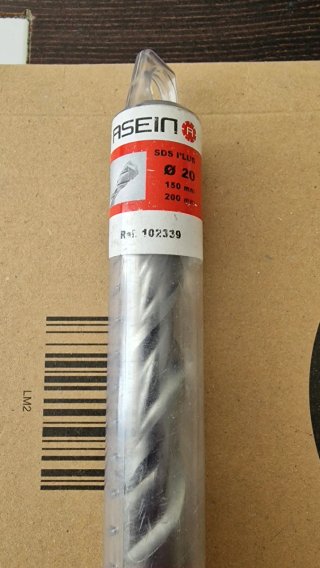 Broca ASEIN SDS PLUS Ø 20 mm=/ 2 brocas nuevas