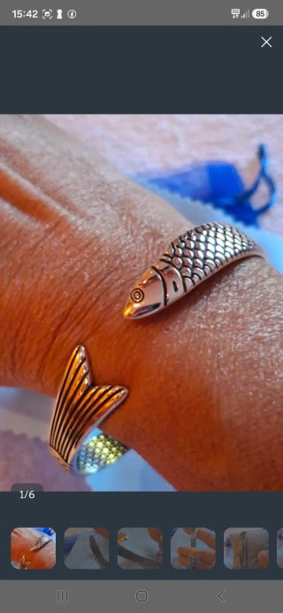 Pulsera pez carpa suerte nueva