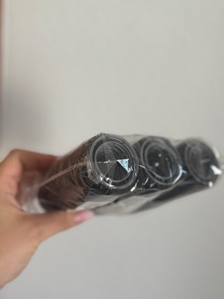 Rulos para pelo negros (3 uds)