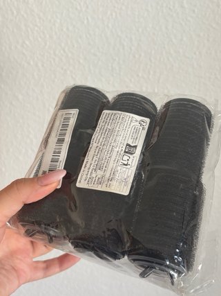 Rulos para pelo negros (3 uds)