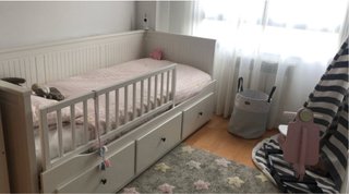 Barrera Cama Madera Blanca Childhome