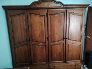Armario Provenzal 4 Puertas Madera