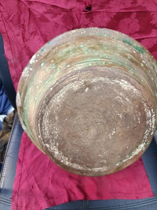 Lebrillo muy antiguo cerámica de Fajalauza