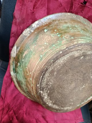 Lebrillo muy antiguo cerámica de Fajalauza