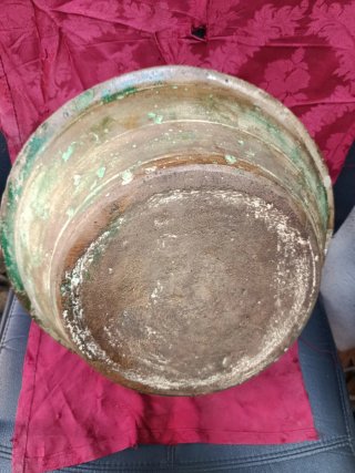 Lebrillo muy antiguo cerámica de Fajalauza