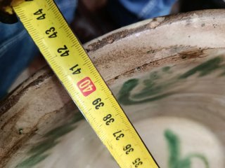 Lebrillo muy antiguo cerámica de Fajalauza
