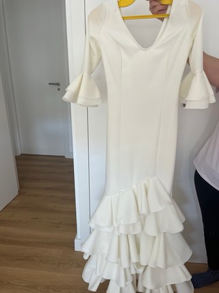 Vestido Flamenca Blanco