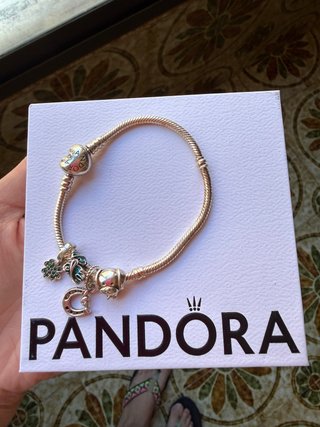 Pulsera Pandora Plata 4 Charms