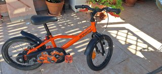 Bicicleta Infantil Decathlon Naranja