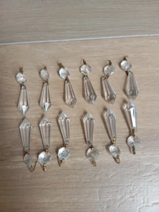 Lágrimas de cristal para lámpara