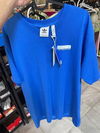 Camiseta Adidas Azul Talla L
