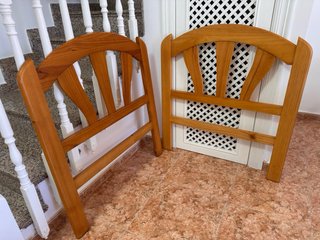 Cabezal de madera 95x95
