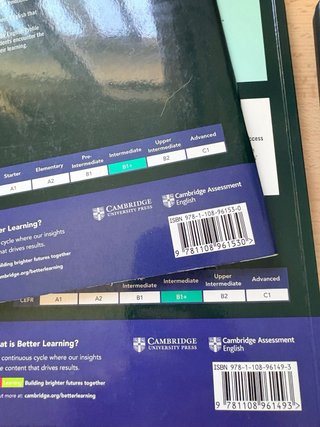 Libro y workbook ingles b1+ cambrigue