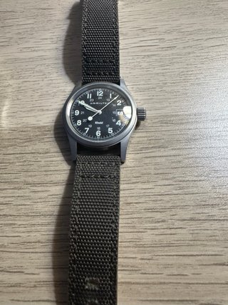Hamilton Khaki Field 6359G Reloj Cuarzo Vintage