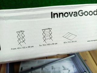 InnovaGoods® Tendedero Vertical Metálico Plegable