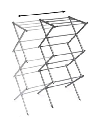InnovaGoods® Tendedero Vertical Metálico Plegable