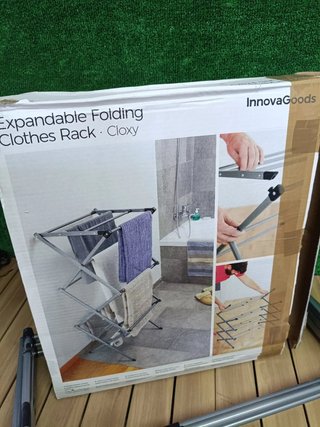 InnovaGoods® Tendedero Vertical Metálico Plegable