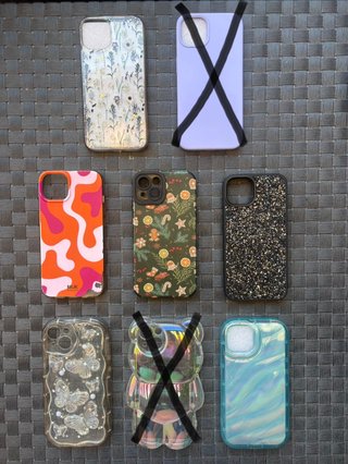 Pack 6 fundas iPhone 13
