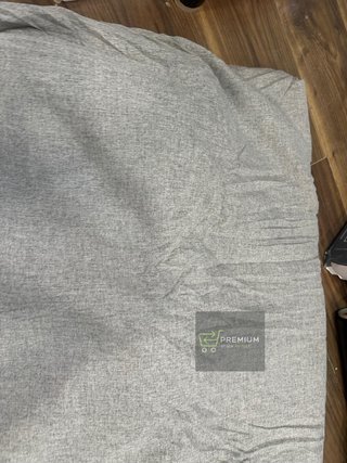 EHEYCIGA Cama Perros Grande Ortopédica, 89x58x11.5 , Gris