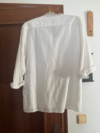 Camisa Lino Zara Hombre Talla M