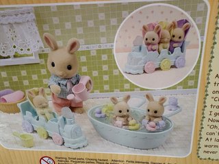 Sylvanian Families Bebés Trillizos Baño