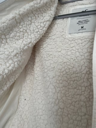 Chaqueta Hollister Blanca Talla M