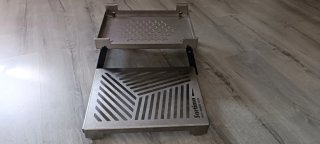 Barbacoa Plegable Portátil Acero Inoxidable