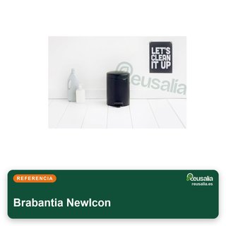 Brabantia NewIcon cubo pedal 5 litros negro