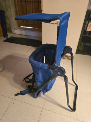 Mochila Portabebés Montaña Azul