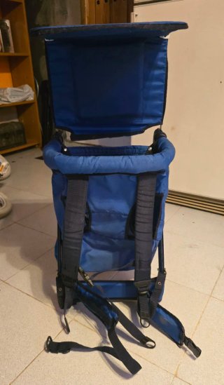 Mochila Portabebés Montaña Azul