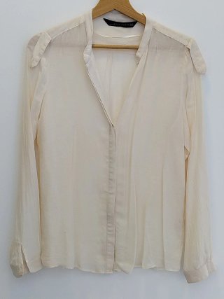 Blusa crudo/blanco roto Zara Woman