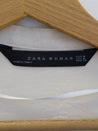 Blusa crudo/blanco roto Zara Woman