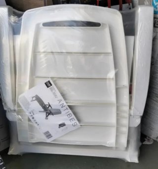 Shaf Sp Garden Tumbona Plegable, Blanco, 56x189x69