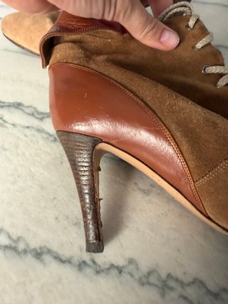 Botines Chloe Ante y Piel Talla 38