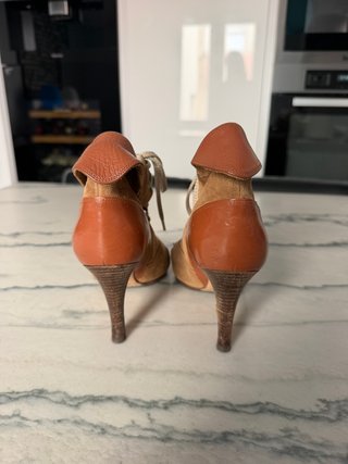 Botines Chloe Ante y Piel Talla 38