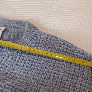 Jersey terciopelo azul talla L