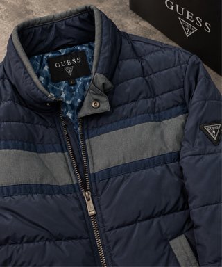 Chaqueta Guess Azul Acolchada