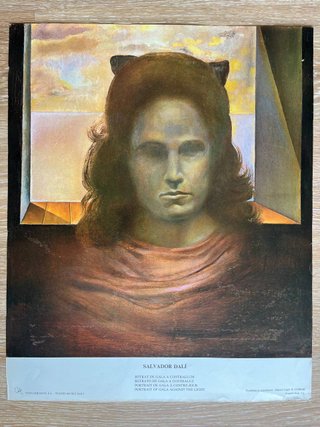 Cartel Original Salvador Dalí - Retrato de Gala