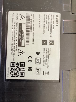 Samsung 55 QE55Q60BAU para piezas