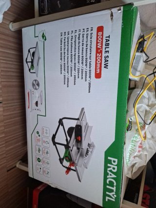Sierra de mesa Practyl 800W