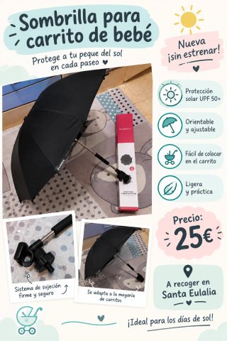 Sombrilla para Carrito de Bebé Zamboo