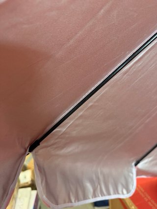 AKTIVE Sombrilla parasol antiviento de 220 cm Rojo