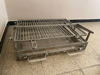 Parrilla giratoria inox