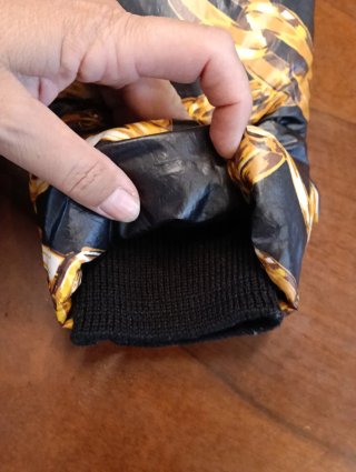 Piumino Moschino 48 Nero/Oro